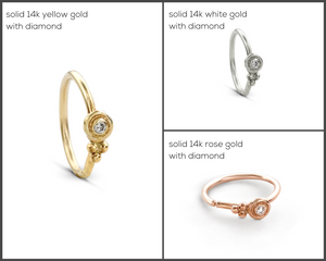 Black Diamond Nose Ring - Scarlette