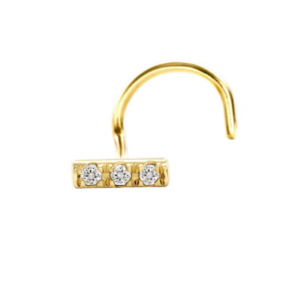 Diamond Bar Nose Stud - Bia
