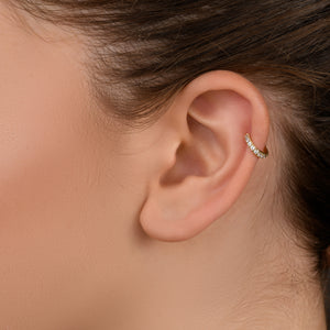 Genuine Diamonds Nose Ring - Lyor