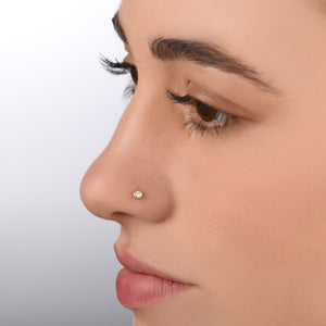 Diamond nose stud 
