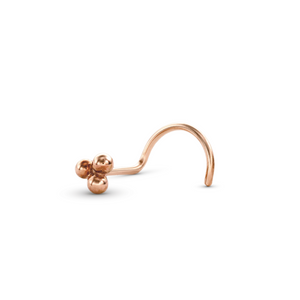 Small Gold Balls Nose Stud - Trinity