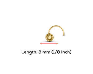 Tiny Gold Nose Piercing Jewelry - Joe
