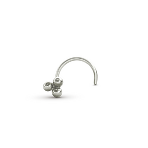 Small Gold Balls Nose Stud - Trinity