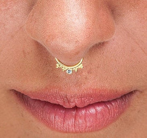Diamond Septum Ring - Chloe