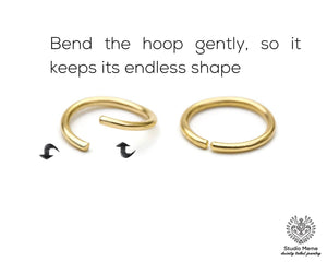 Genuine Diamonds Nose Ring - Lyor