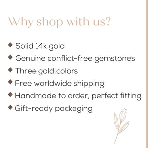 Solid 14k Gold Indian Stud Earrings - Victoria