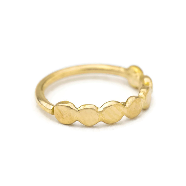 14k Solid Gold Handmade Nose Hoop Jewelry - Natalie
