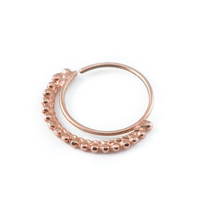 14k Gold Bold Indian Nose Ring Jewelry - Hannah P