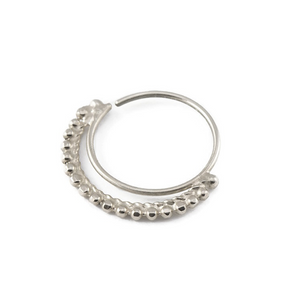 14k Gold Bold Indian Nose Ring Jewelry - Hannah P