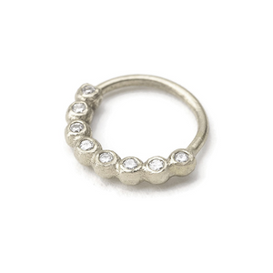 Diamonds Nose Ring Jewelry - Alexia